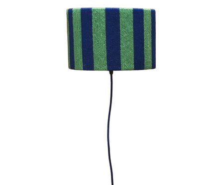 Arandela Kilim Listras Azul e Verde | Westwing