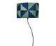 Arandela Kilim Tri Azul e Verde, Azul | WestwingNow