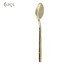 Jogo de Colheres para Café em Inox Steel Wood Champanhe, Dourado | WestwingNow