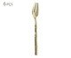 Jogo de Garfos para Bolo em Inox Steel Wood Champanhe, Dourado | WestwingNow