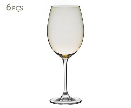 Jogo de Taças para Vinho Tinto em Cristal Comprendre | Westwing