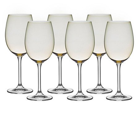 Jogo de Taças para Vinho Tinto em Cristal Comprendre | Westwing