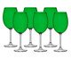 Jogo de Taças em Cristal Bordeaux Verde, Verde | WestwingNow