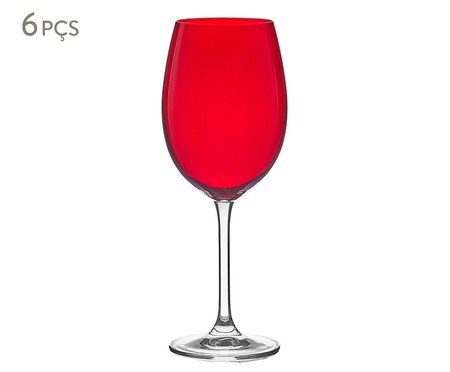 Jogo de Taças para Vinho Tinto em Cristal Confiant | Westwing