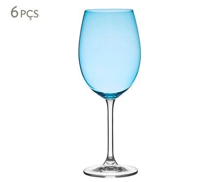 Jogo de Taças para Vinho Tinto em Cristal Calme | Westwing