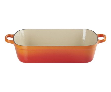 Travessa Retangular Signature Laranja - 37cm | Westwing