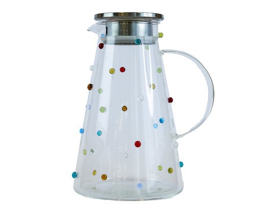 Jarra Boro Gemas com Tampa de Inox Colorida, multicolor | WestwingNow