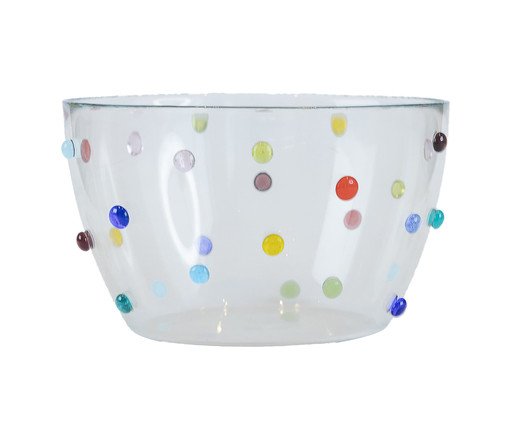 Bowl em Vidro Gemas Colorida, transparent | WestwingNow