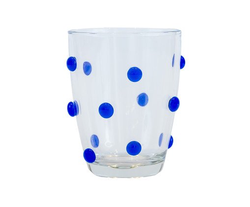 Copo de Vidro Gemas Azul Noite, blue | WestwingNow