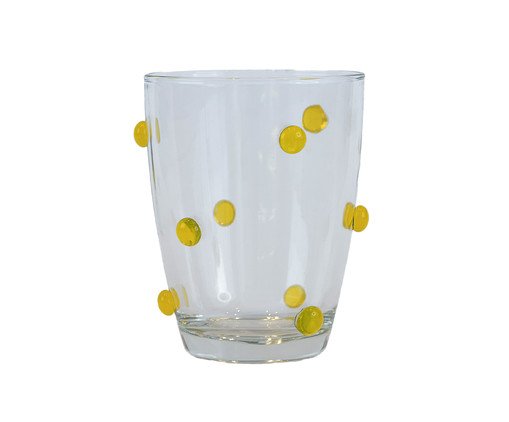 Copo de Vidro Gemas Amarela, yellow | WestwingNow
