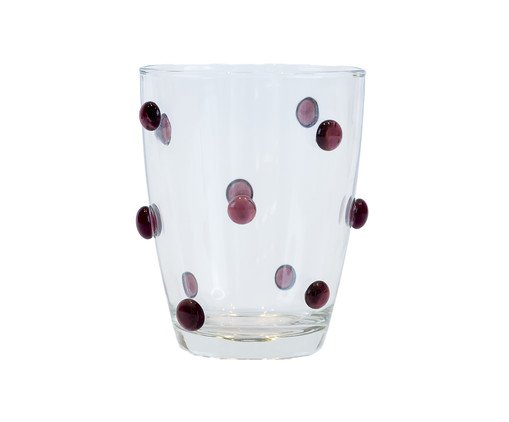 Copo de Vidro Gemas Uva, purple | WestwingNow