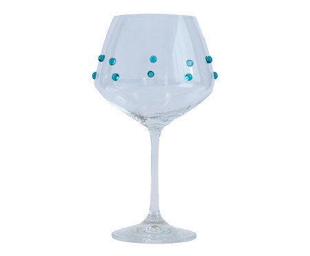 Taça Triangular Gemas Turquesa | Westwing