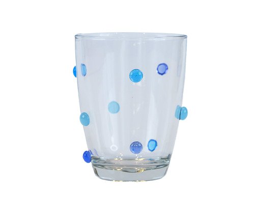 Copo de Vidro Gemas Mix Azul, blue | WestwingNow