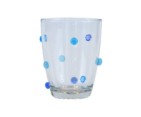 Copo de Vidro Gemas Mix Azul | Westwing