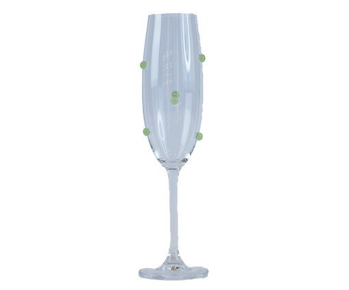 Taça para Champanhe Gemas Verde Jade, green | WestwingNow