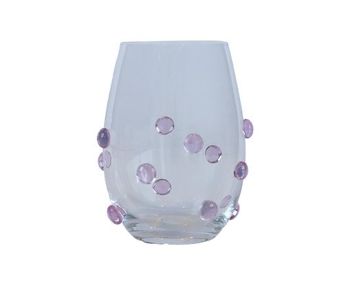Copo Mergus Gemas Quartzo Rosa, pink | WestwingNow