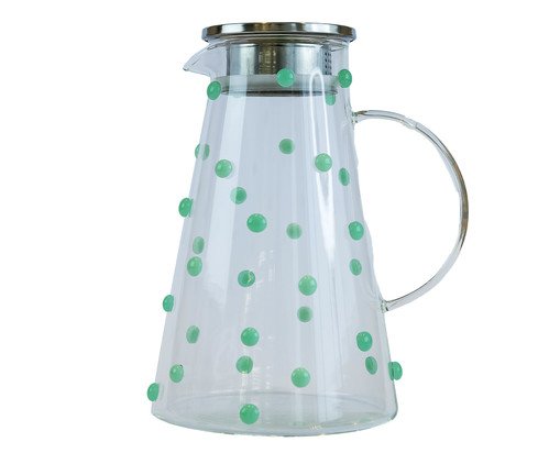 Jarra Boro Gemas com Tampa de Inox Tiffany, green | WestwingNow