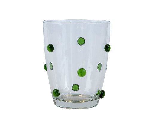 Copo de Vidro Gemas Esmeralda, green | WestwingNow
