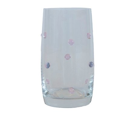 Copo Light com Gemas Rosa | Westwing