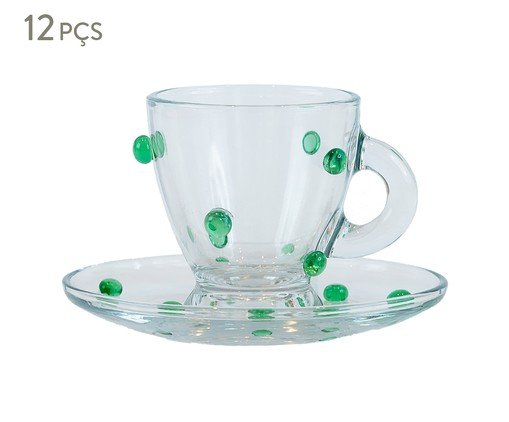 Jogo de Xícaras para Café Gemas Colorida, multicolor | WestwingNow