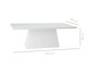 Mesa de Jantar Retangular Prisma - Branco, Preto | WestwingNow