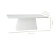 Mesa de Jantar Retangular Prisma - Branco, Preto | WestwingNow