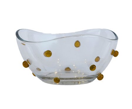 Bowl Mini de Vidro com Gemas Âmbar | Westwing