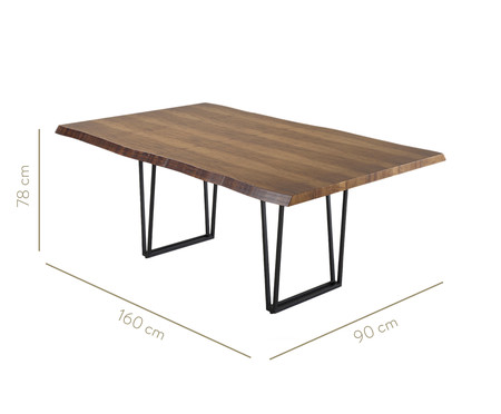 Mesa de Jantar Retangular Prancha - Imbuia Natural | Westwing