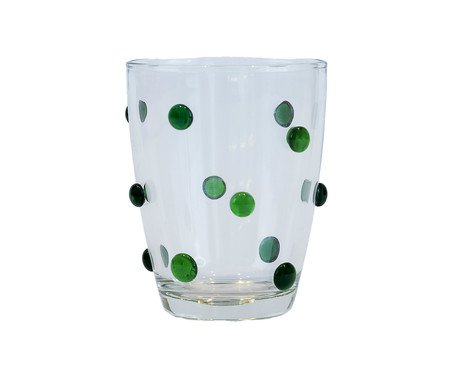 Copo de Vidro Gemas Verde Floresta | Westwing