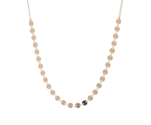 Colar Gold Duplo Medalhas e Microesferas, Dourado | WestwingNow