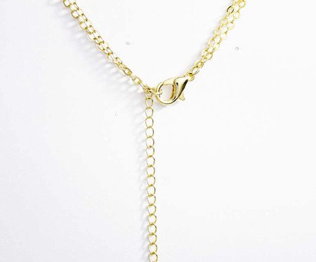 Colar Duplo com Pontos de Luzsemijoia Banho de Ouro 18K | Westwing