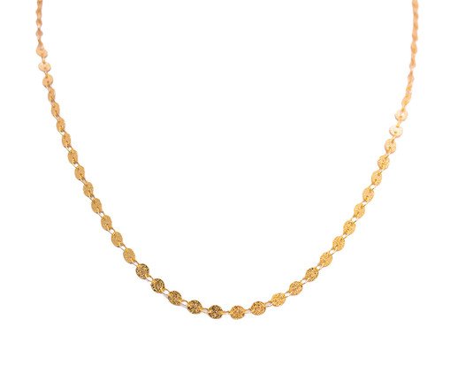 Colar Gold Gravata Medalhinhas e Ponto de Luz, Dourado | WestwingNow