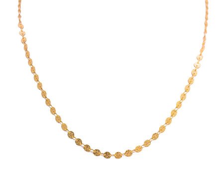 Colar Gold Gravata Medalhinhas e Ponto de Luz | Westwing