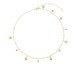 Colar Choker de Corações e Ponto de Luz Gold, Dourado | WestwingNow