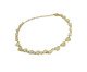 Pulseira Corações Medalha Semijoia Banho de Ouro 18K, Dourado | WestwingNow