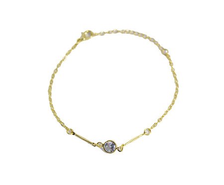 Pulseira Ponto de Luz e Palito Semijoia Banho de Ouro 18K | Westwing