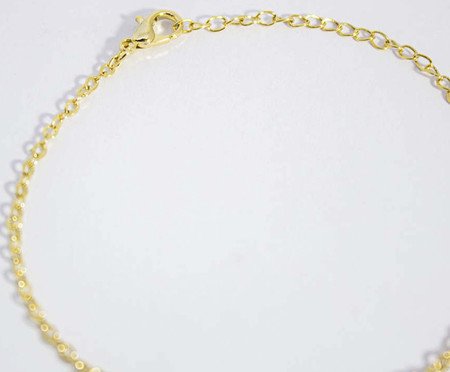Pulseira Ponto de Luz e Palito Semijoia Banho de Ouro 18K | Westwing