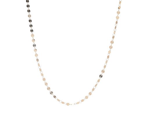 Colar Gold Duplo Medalhas e Micropérolas, Dourado | WestwingNow