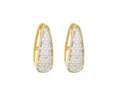 Brinco Semijoia Banho de Ouro 18K | Westwing