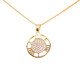 Colar Relógio Cravejado de Zircônia Corrente Veneziana Gold, Dourado | WestwingNow