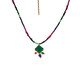 Colar Gold Jade Rubi Jade Verde Quartzo Cristal Rubi Safira Esmeralda, Dourado | WestwingNow