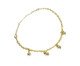 Pulseira Elo Português e Esferas Semijoia Banho de Ouro 18K, Dourado | WestwingNow