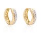 Brinco Venice Bombê Articulado Ouro 18K Cravação de Zirconias, Dourado | WestwingNow