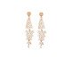Brinco Festa Navetes Pedra Natural de Morganita Gold, Dourado | WestwingNow