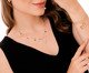 Colar Palito e Melancia Cravejada Gold, Dourado | WestwingNow