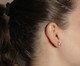 Brinco Ponto de Luz Grande 7 Mm Semijoia Banho de Ouro 18K Zirconia, Dourado | WestwingNow