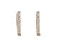 Brinco Argola Articulados Impéria Ouro 18K Cravação de Zirconias, Dourado | WestwingNow