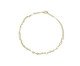Pulseira Elo Coração Semijoia Banho de Ouro 18K, Dourado | WestwingNow