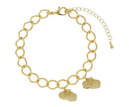 Pulseira Gold Borboleta Cravejado | Westwing