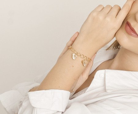 Pulseira Gold Borboleta Cravejado | Westwing